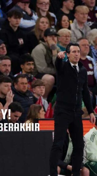 Magis Unai Emery Sudahi Penantian Panjang 44 Tahun Aston Villa